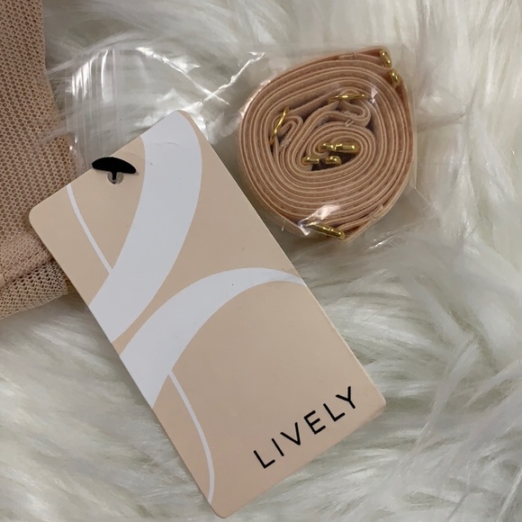 NWT Lively The No Wire Strapless Bra Toasted Almond - Picture 6 of 10
